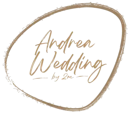 logo of andrea wedding